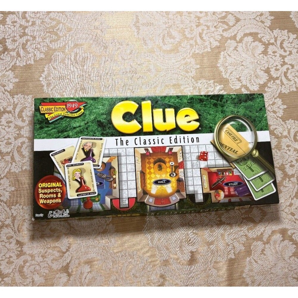 Clue Board Game - The Classic Edition - 1949 Original Complete
